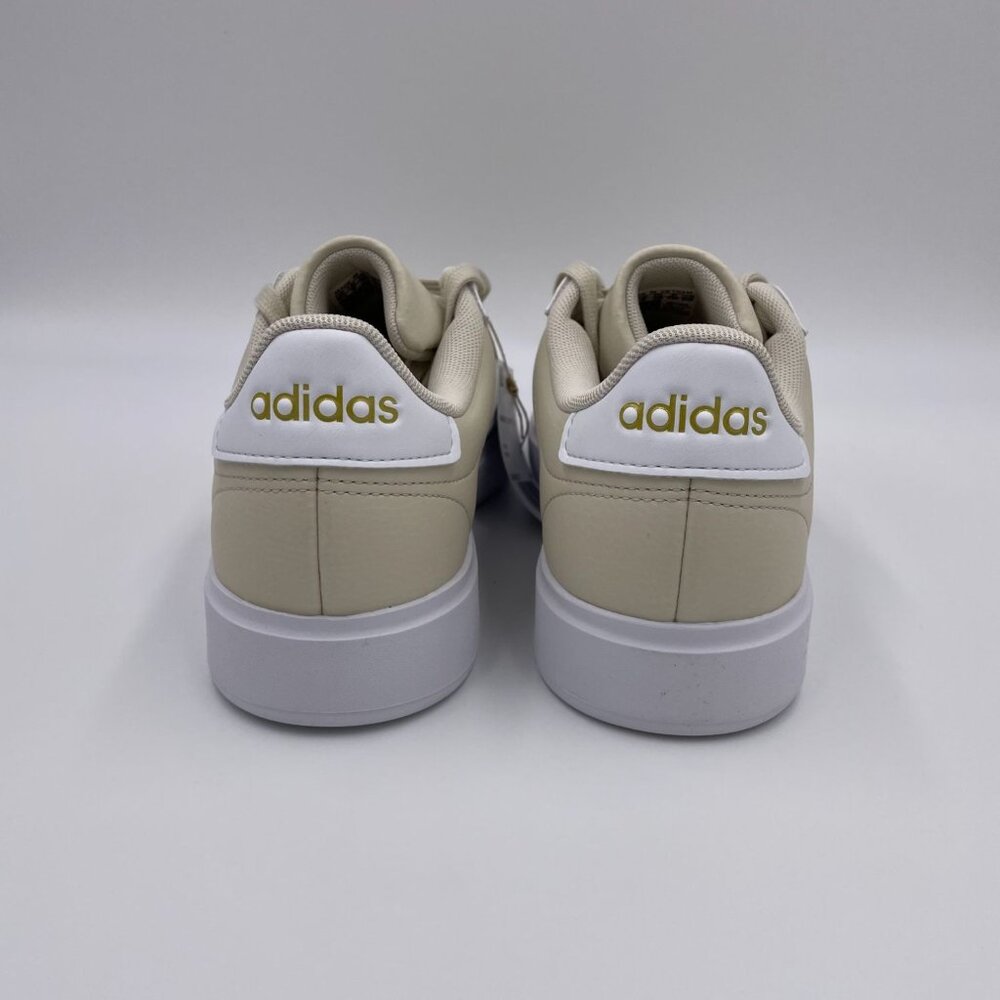 adidas Grand Court 2.0 Beige / White Womens Shoes - Picture 4 of 8